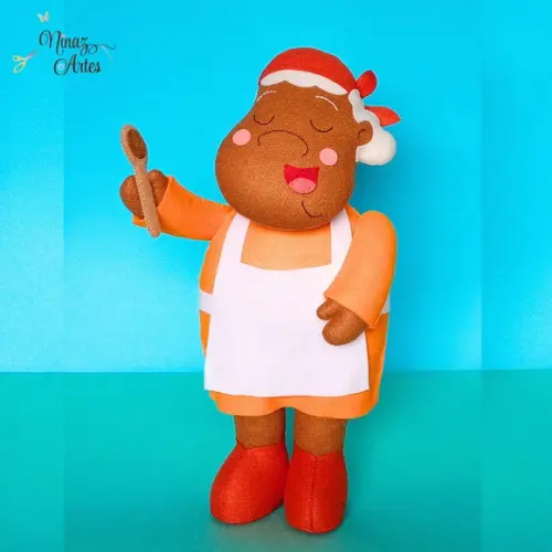 Boneca Tia Anastácia -Tema Sítio do Picapau Amarelo