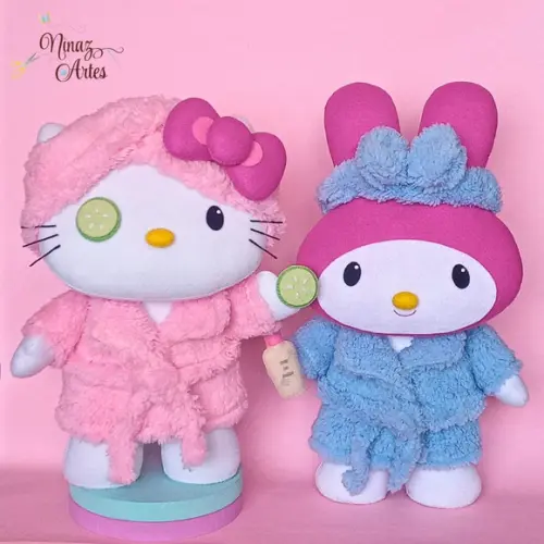 Bonecas Hello Kitty e My Melody - Festa Spa