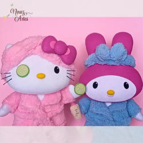 Bonecas Hello Kitty e My Melody - Festa Spa