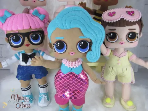 Bonecas Lol - Kit com 6 Personagens
