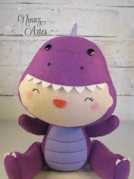 Boneco Baby Dino Girl - Tema Dinossauros