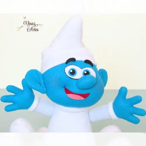 Boneco Bebê Smurf -Tema os Smurfs