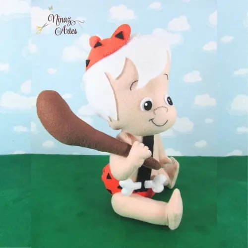 Boneco Bambam - Tema os Flintstones