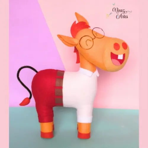 Boneco Burro Conselheiro -Tema Sítio do Picapau Amarelo