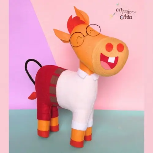 Boneco Burro Conselheiro -Tema Sítio do Picapau Amarelo