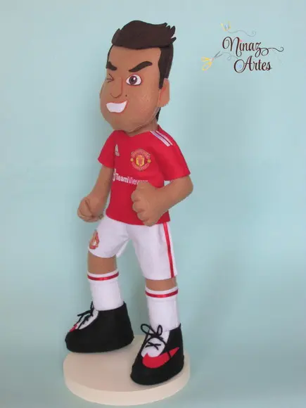 Boneco Cristiano Ronaldo - Jogador de Futebol