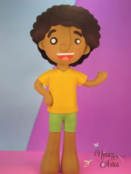 Boneco Dan - o Sol na Fazendinha