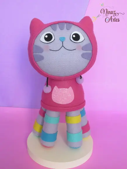 Boneco Dj Risonho - Tema a Casa Mágica da Gabby