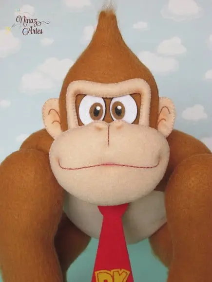 Boneco Donkey Kong - Tema Super Mario