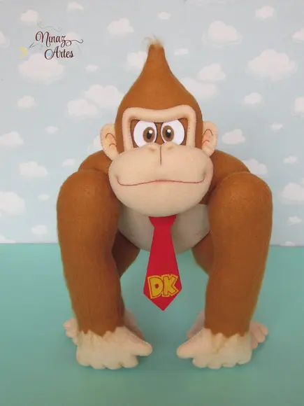 Boneco Donkey Kong - Tema Super Mario
