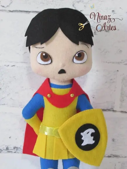 Boneco Erick - Tema Caverna do Dragão