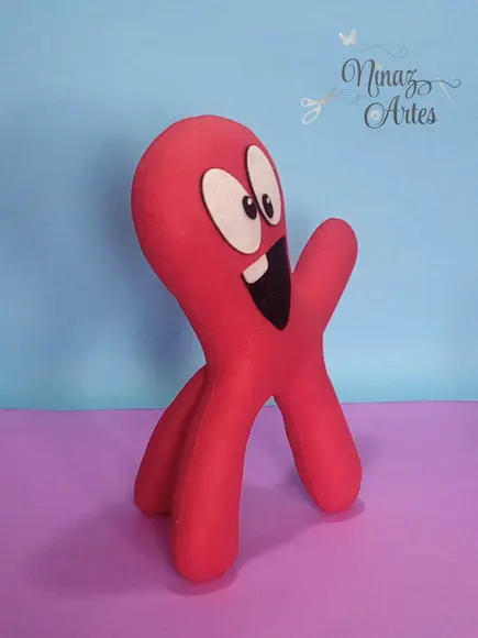 Boneco Fred Octopus - Tema Pocoyo