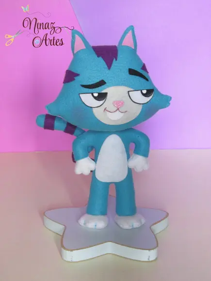 Boneco Gatuno - Tema a Casa Mágica da Gabby
