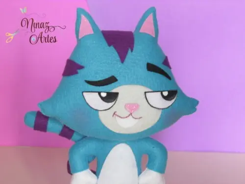 Boneco Gatuno - Tema a Casa Mágica da Gabby