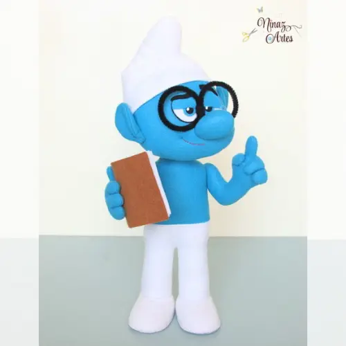 Boneco Gênio -Tema Os Smurfs