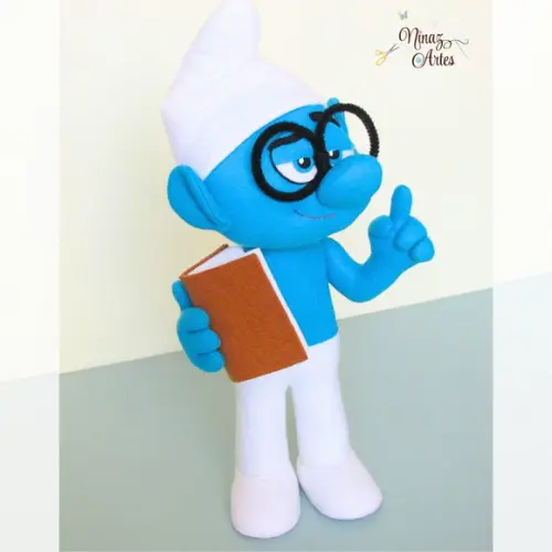 Boneco Gênio -Tema Os Smurfs