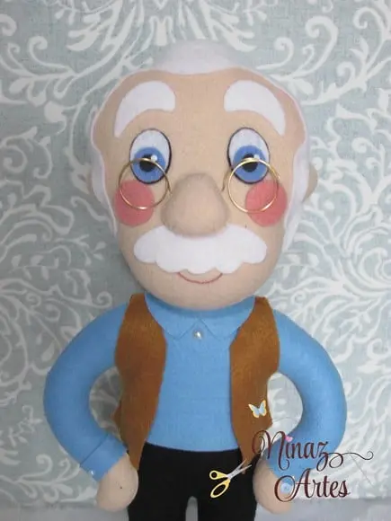 Boneco Gepeto - Tema Pinóquio