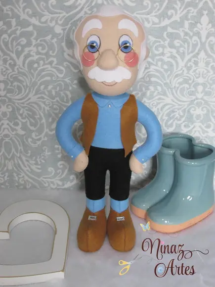 Boneco Gepeto - Tema Pinóquio
