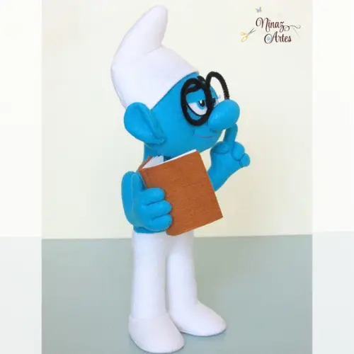 Boneco Gênio -Tema Os Smurfs