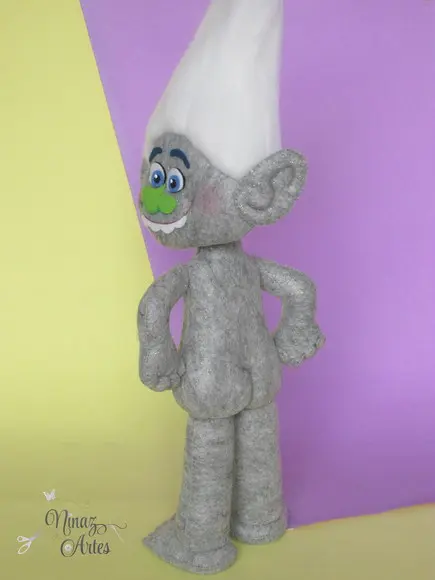 Boneco Gui Diamante - Tema Trolls