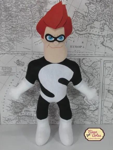 Boneco Guri Incrível/ Síndrome - Tema os Incríveis