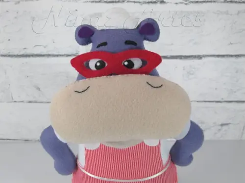 Boneco Hipopótamo Hallie - Tema Dra. Brinquedos