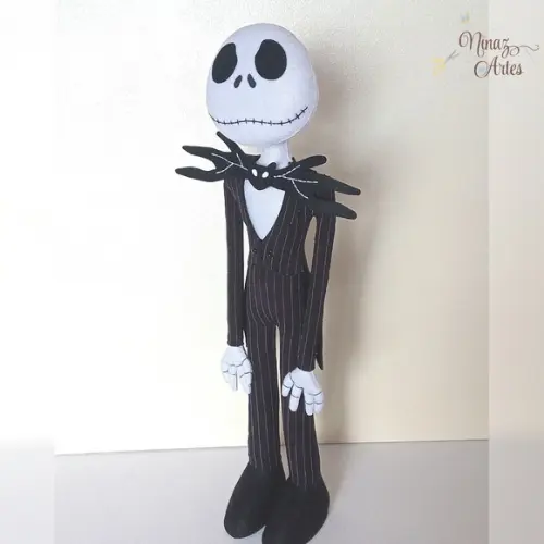 Boneco Jack Skellington - Tema o Estranho Mundo de Jack