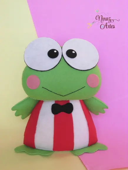 Boneco Keroppi - Tema Hello Kitty