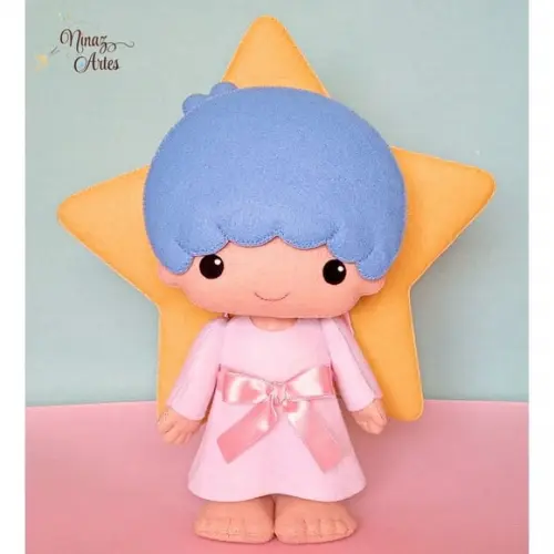 Boneco Kiki - Tema Hello Kitty