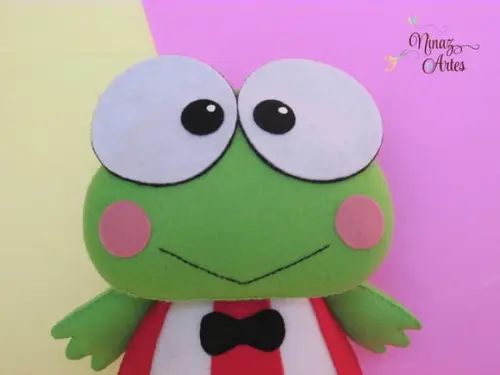 Boneco Keroppi - Tema Hello Kitty
