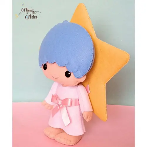 Boneco Kiki - Tema Hello Kitty