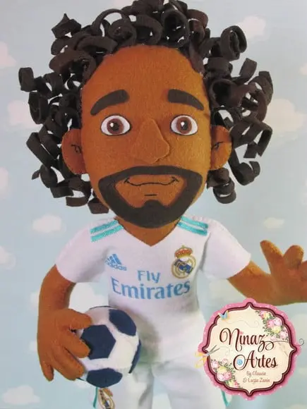 Boneco Marcelo - Jogador de Futebol