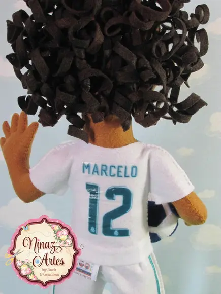 Boneco Marcelo - Jogador de Futebol