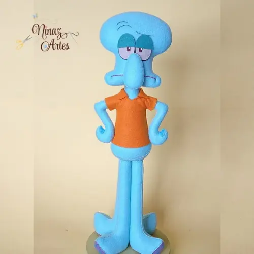 Boneco Lula Molusco - Tema Bob Esponja