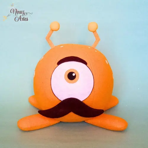 Boneco Marciano de Bigode - Tema Pocoyo