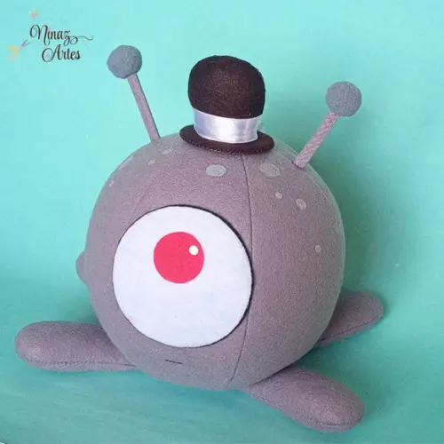 Boneco Marciano de Chapéu - Tema Pocoyo