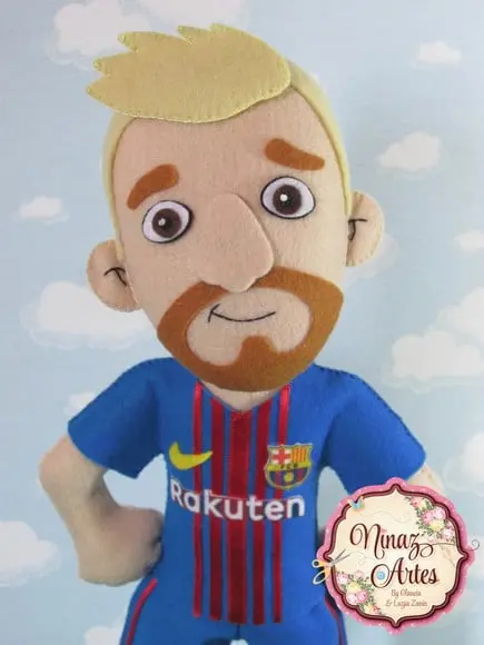 Boneco Messi - Jogador de Futebol