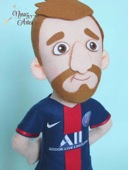 Boneco Messi - Jogador de Futebol