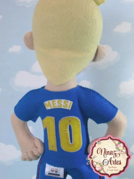 Boneco Messi - Jogador de Futebol