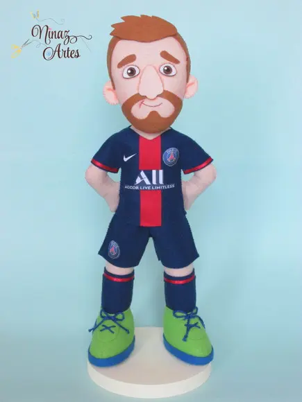 Boneco Messi - Jogador de Futebol
