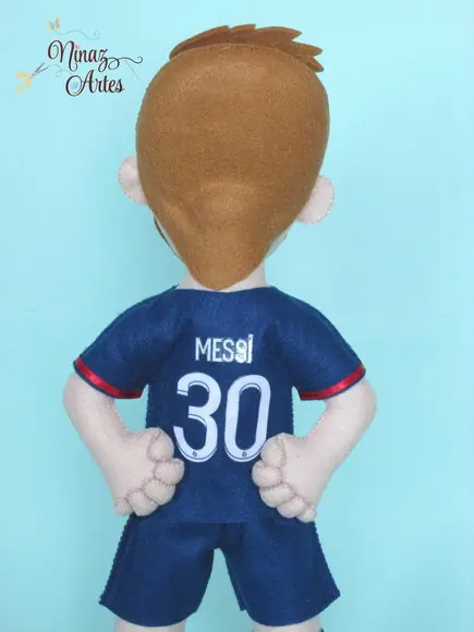 Boneco Messi - Jogador de Futebol