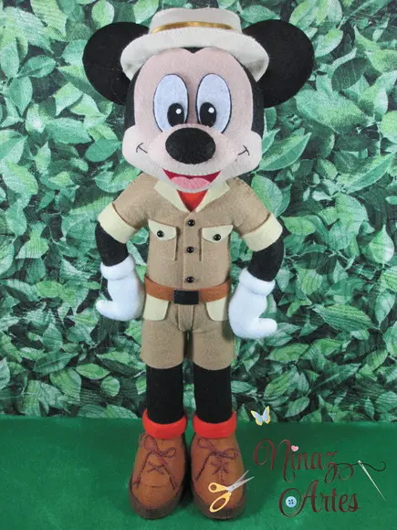 Boneco Mickey - Tema Mickey Safári