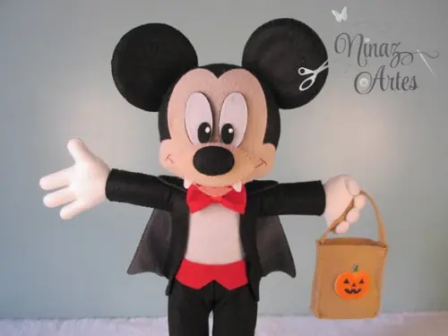 Boneco Mickey Travessuras - Tema Halloween