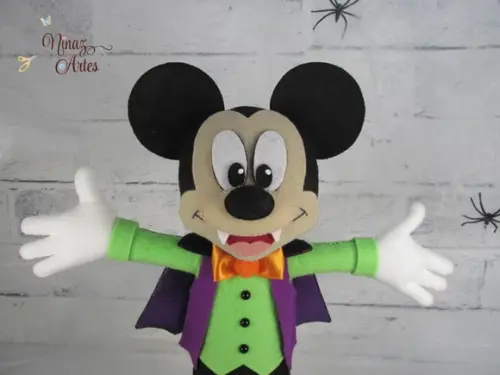 Boneco Mickey Vampiro - Tema Halloween