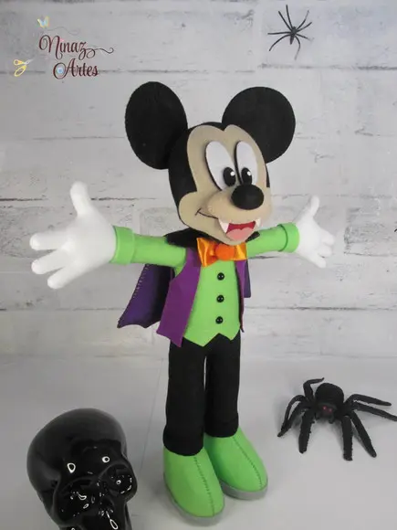 Boneco Mickey Vampiro - Tema Halloween