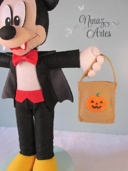Boneco Mickey Travessuras - Tema Halloween
