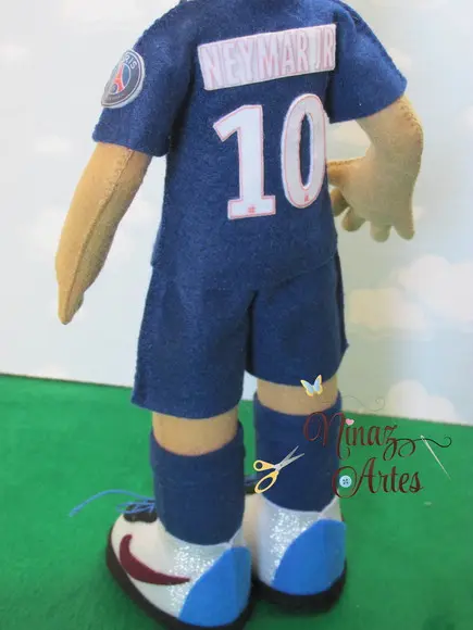 Boneco Neymar Jr. - Jogador de Futebol