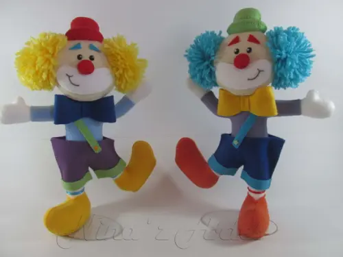 Boneco Palhaço Paçoquinha - Tema Circo
