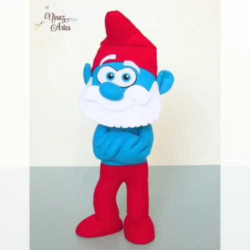 Boneco Papai Smurf -Tema Os Smurfs