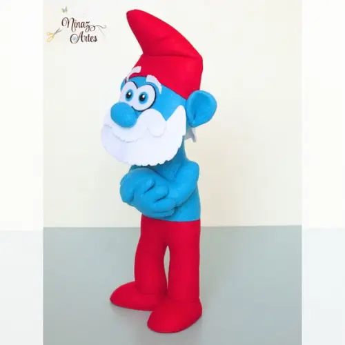 Boneco Papai Smurf -Tema Os Smurfs